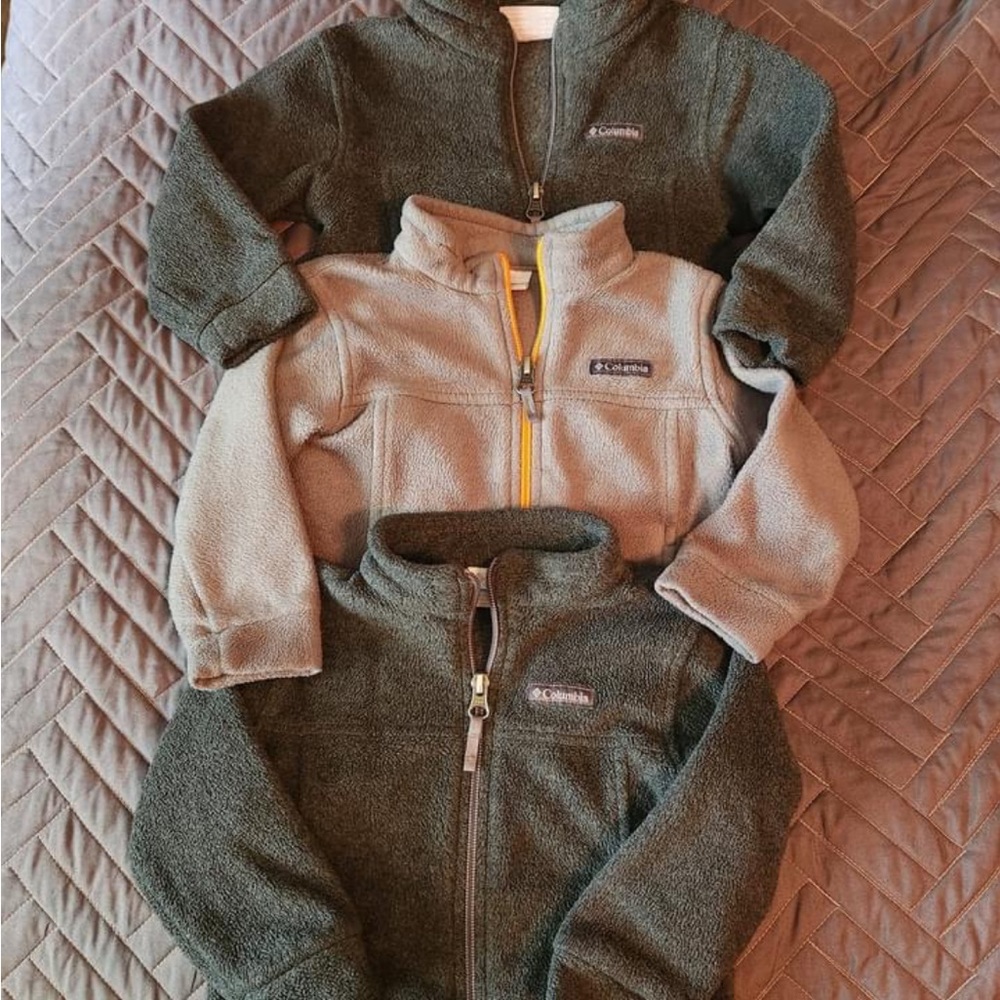 3 Columbia jackets for toddler 18-24 months